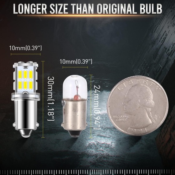 LUYED - Set of 5 LED bulbs - 6500K - Xenon White - Picture 2 of 15